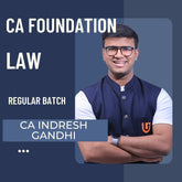CA Foundation Business Laws | Regular Batch By CA Indresh Gandhi | For Jan 26 & May 26 Exams